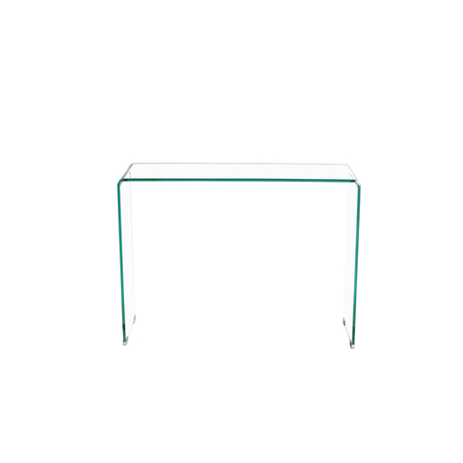 Console En Verre Trempe 90 X 35 X H 74 Cm Meubles De Salon La Foir Fouille