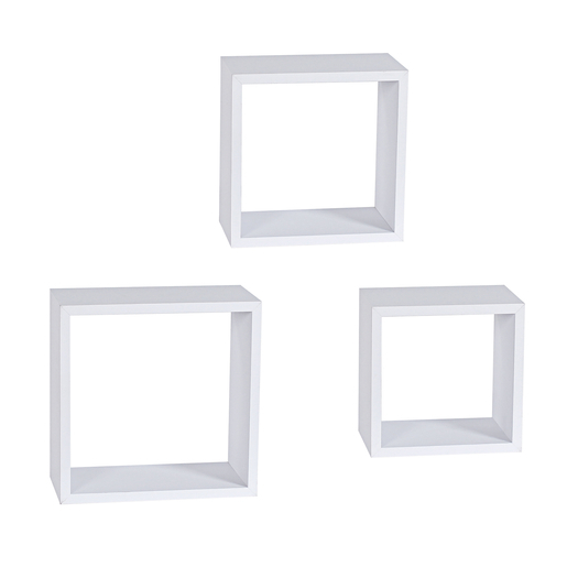 Etagere Murale 3 Cubes Blanc Meubles De Salon La Foir Fouille