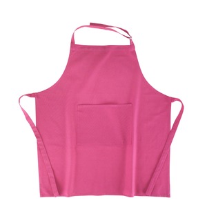 Tablier 1 poche en coton - 70 x 80 cm - Rose fuchsia