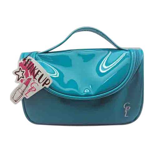 Trousse De Toilette 21 X 10 X H 12 Cm Bleu Cosmetiques La