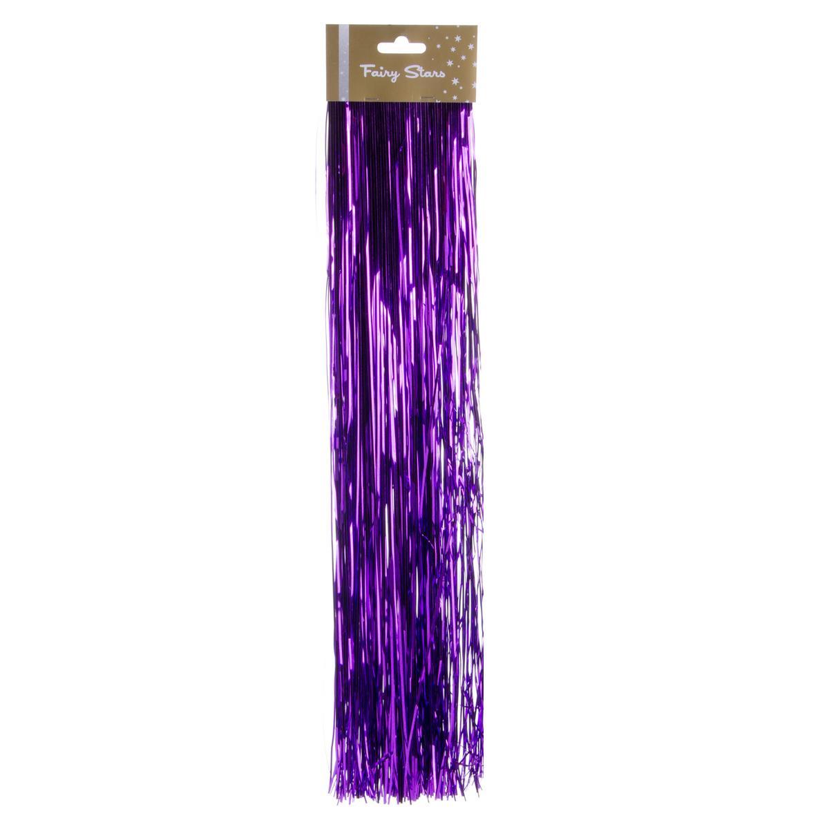 Lot de 300 lamettas éclat - Longueur 50 cm - Violet mauve Lot de 300 lamettas éclat - Longueur 50 cm - Violet mauve