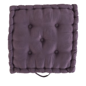 Coussin de sol en suédine - 50 x 50 cm - Différents coloris
