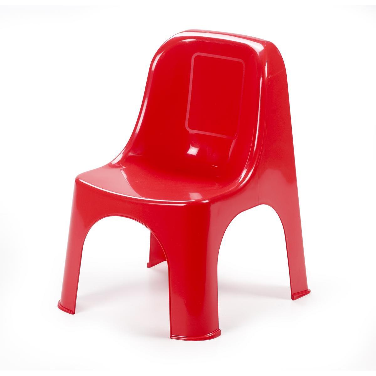 Chaise enfant - Polypropylène - Rouge