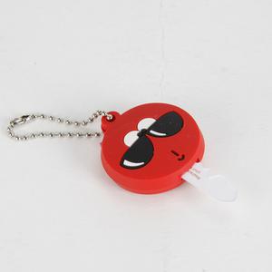 Couvre clé lumineux - Plastique - Taille standard - Rouge