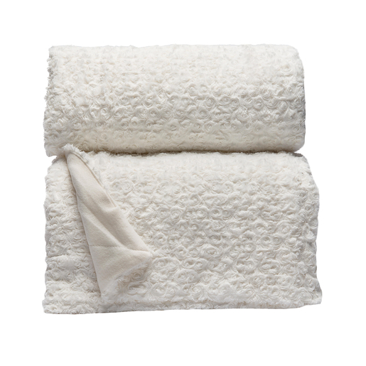 Plaid rosace - Blanc Plaid rosace - Blanc