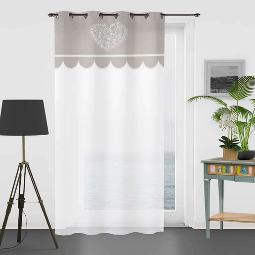 Voile à œillets Secret - 135 x 250 cm Voile à œillets Secret - 135 x 250 cm
