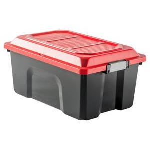 Malle Brico Locker - Différents formats - 40 L - Rouge, noir