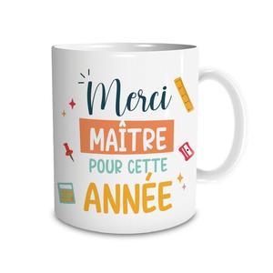 Mug "Merci maître" - 12 x H 9.5 cm