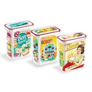 Boîte hermétique 2 L - 19 x 11 x H 20.9 cm - Différents modèles