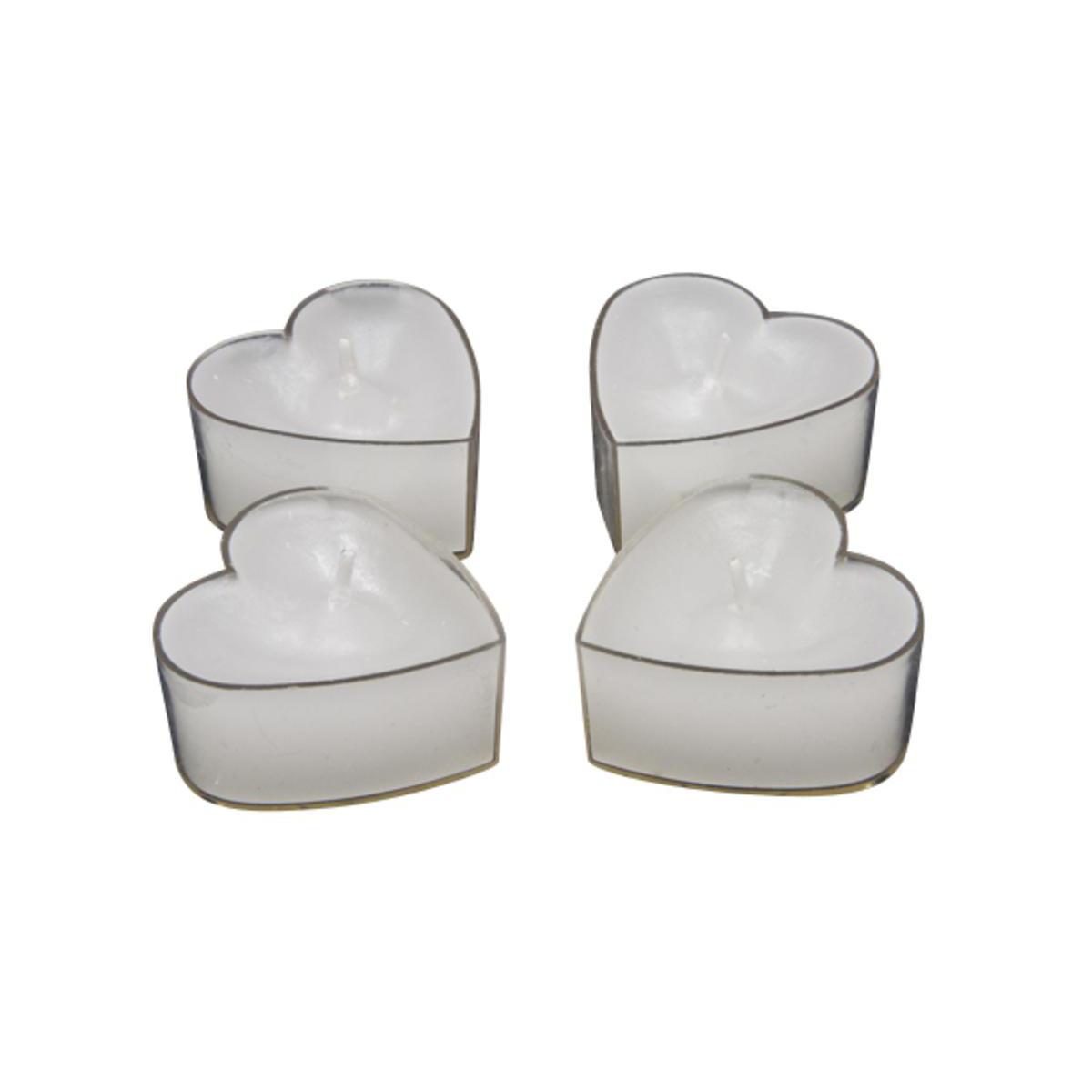 bougie chauffe plat cœur cire blanc bougies la foir fouille