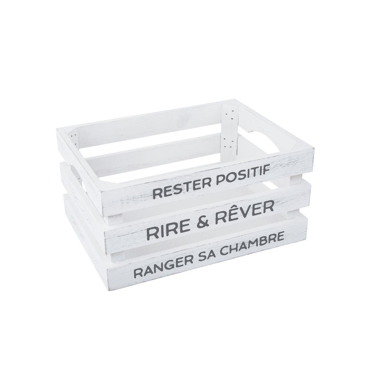caisse en bois regles de vie en famille petit modele paniers a linge et lingeres la foir fouille