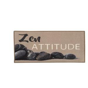 Tapis multi-usage antidérapant - Imprimé zen - 50 x 120 cm