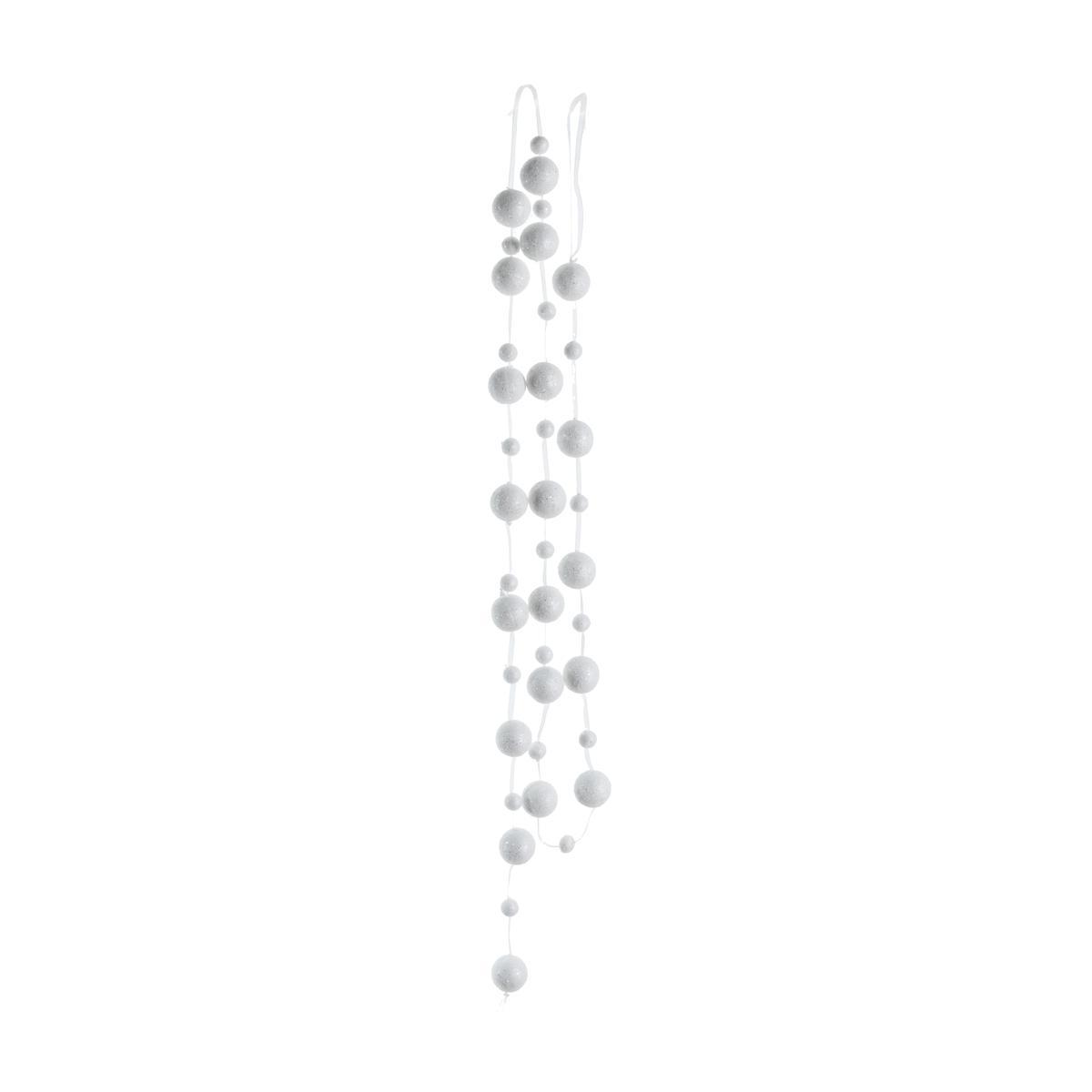 Guirlande chute de neige - L 1.8 m - Blanc Guirlande chute de neige - L 1.8 m - Blanc