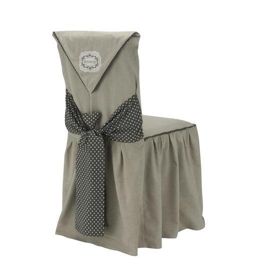 Housse De Chaise Coton Gris Housse De Chaise La Foir Fouille
