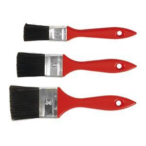 3 pinceaux plats - 27.5 x 1 x 13 cm - Multicolore