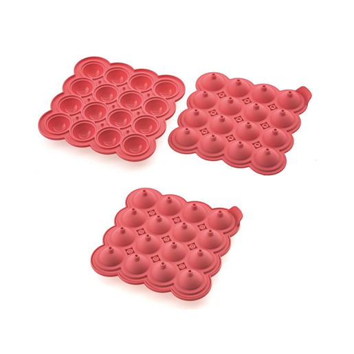 Moule A Cake Pops Silicone Rose Ustensile Patisserie La