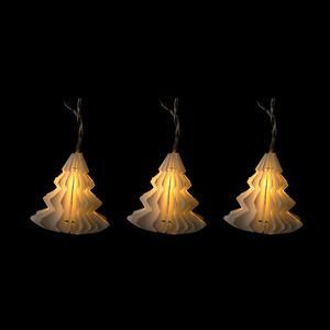 Guirlande lumineuse Bouchons soufflés blancs, 12m et 8 lampes