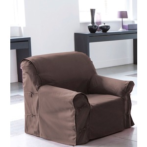 Housse fauteuil à nouettes - 90 x 90 x 60 cm