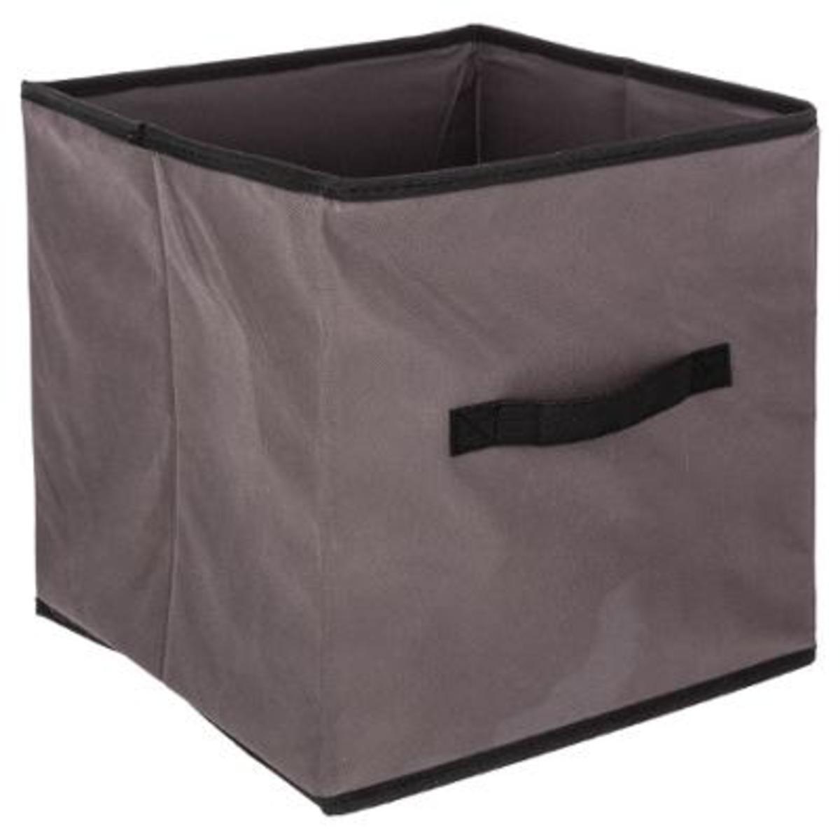 Cube de rangement uni - 31 x 31 cm - Différents coloris - Marron taupe Cube de rangement uni - 31 x 31 cm - Différents coloris - Marron taupe