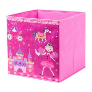 Cube De Rangement Princesses Tissu Non Tisse Rose Cubes De Rangement La Foir Fouille