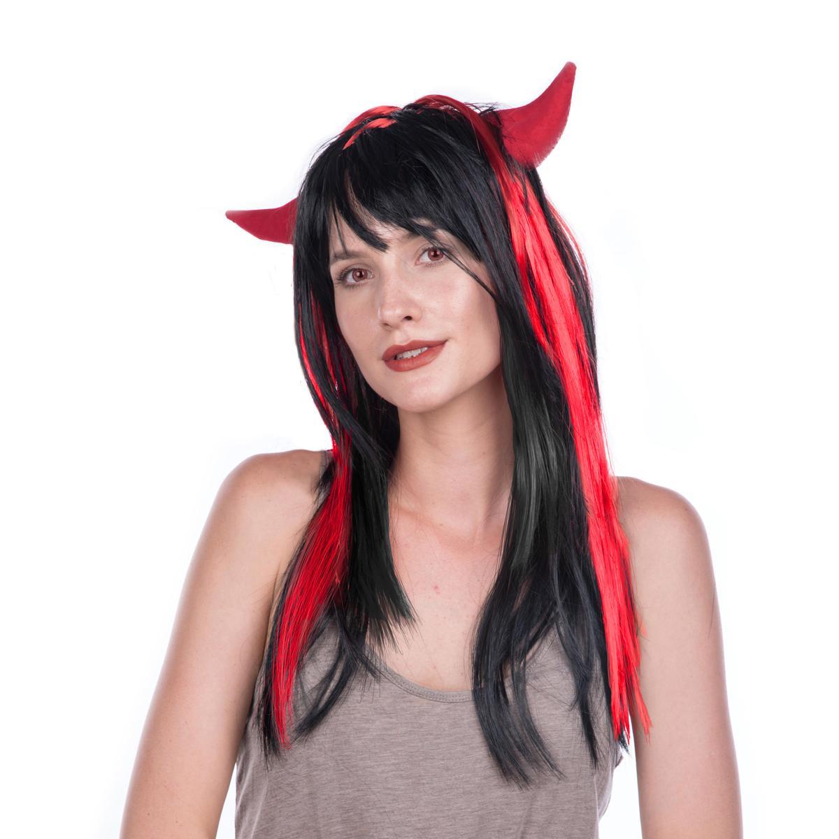 Perruque de diablesse Taille unique adulte C PARTY