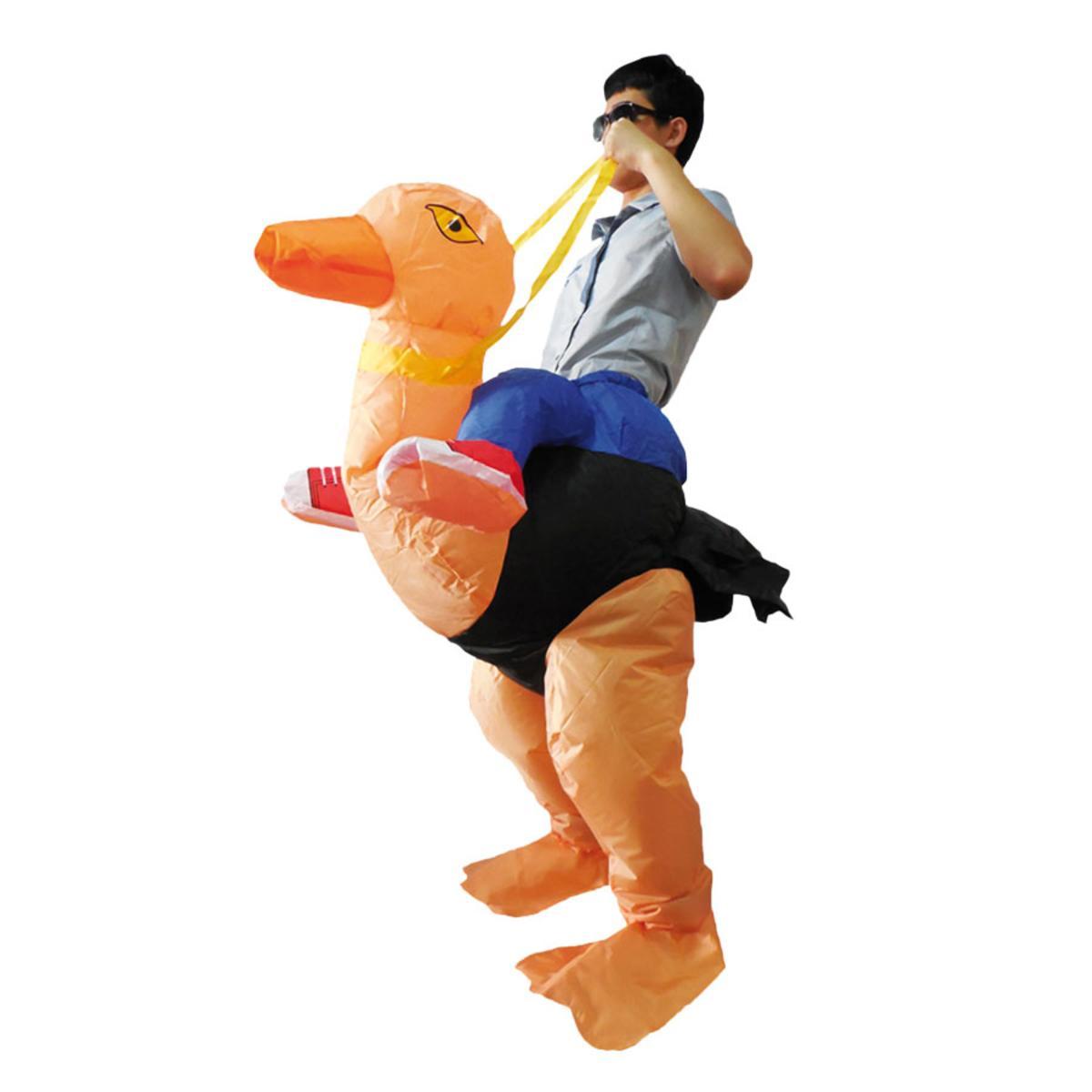 Costume gonflable d'autruche