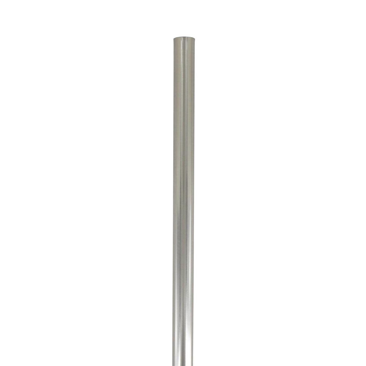 Tringle à rideaux autobloquante ronde blanche 60cm D 10mm - Centrakor