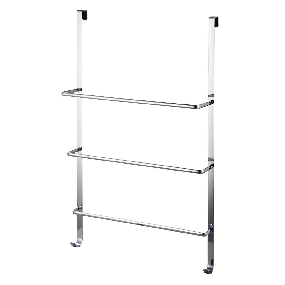 Porte Serviettes Acier Gris Accessoires Salle De Bain La Foir Fouille