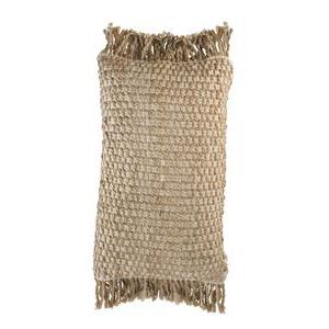 Coussin tressé en jute - 30 x L 50 cm - K.KOON