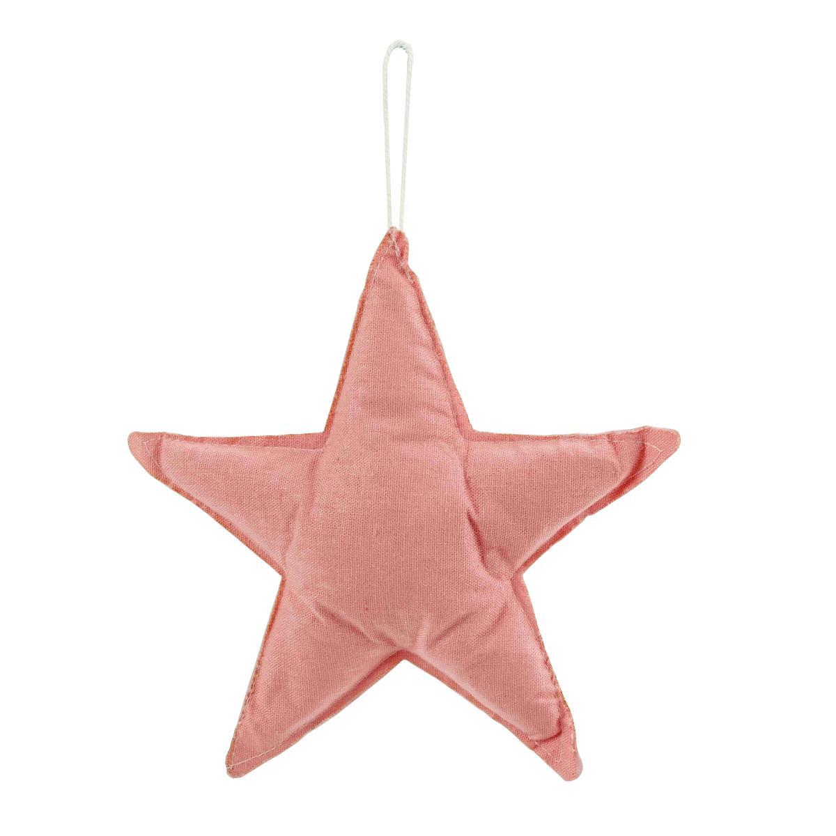 Déco étoile lumineuse - 20 x H 20 x 3 cm - Différents modèles - Rose Déco étoile lumineuse - 20 x H 20 x 3 cm - Différents modèles - Rose