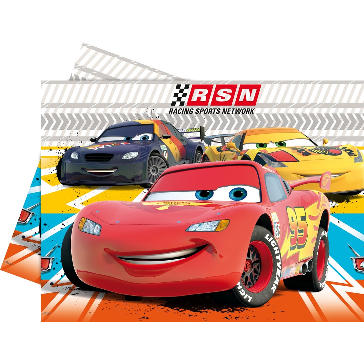 Nappe Cars rsn en plastique - 120 x 180 cm - Multicolore Nappe Cars rsn en plastique - 120 x 180 cm - Multicolore