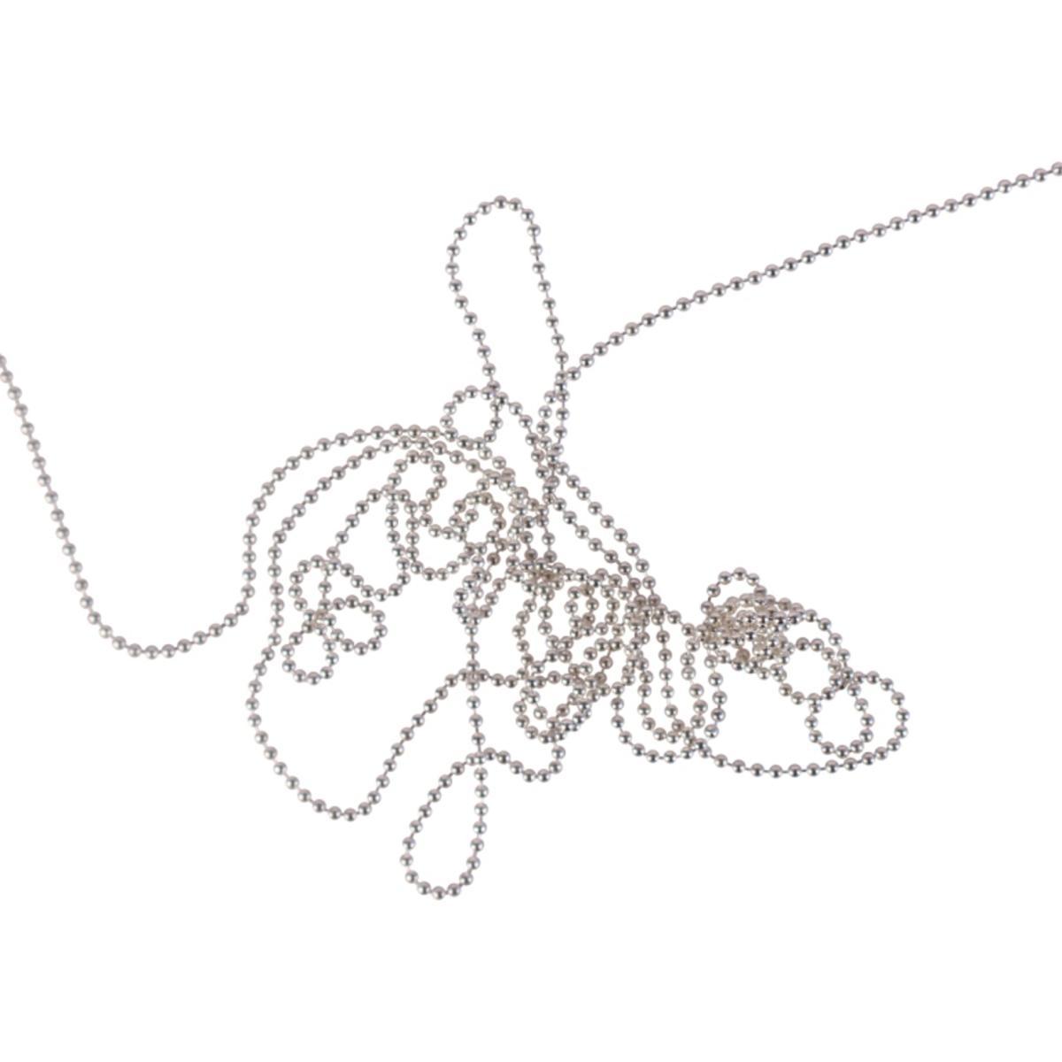Chaine boule argent - 1 m