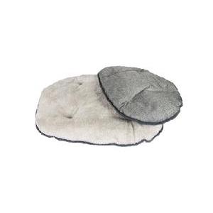 Coussin ovale en sherpa pour chien - INES - 60 cm