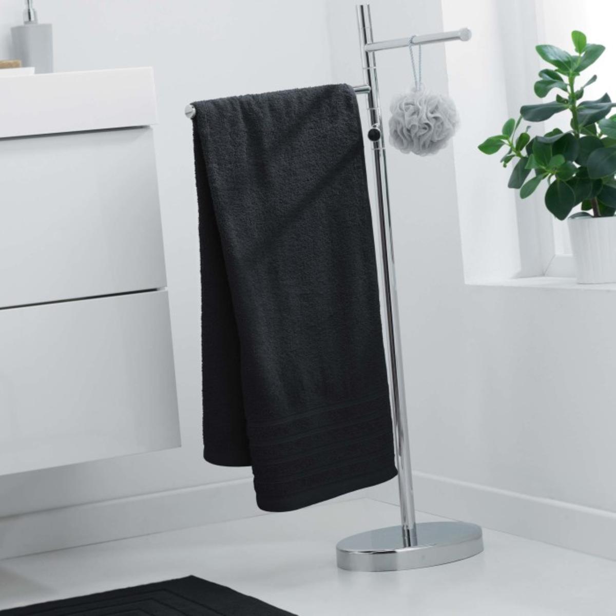 Drap de douche vitamine - 70 x 130 cm - Noir