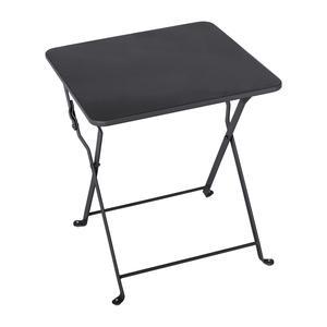Table Bistrot Pliante Anthracite Foir Fouille