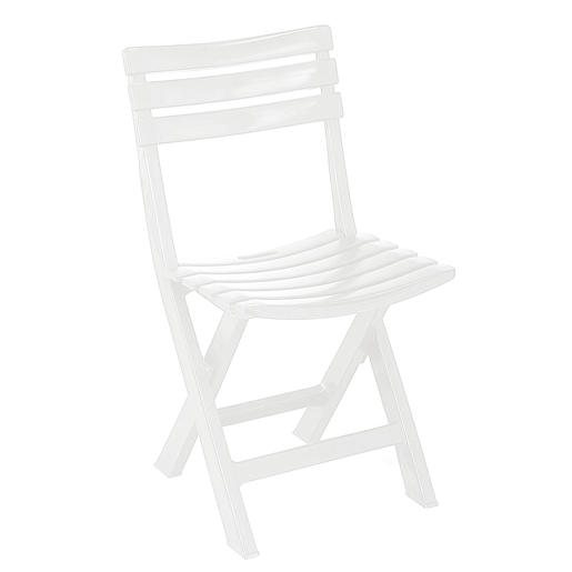 Chaise Pliante Polypropylene Blanc Mobilier De Jardin La