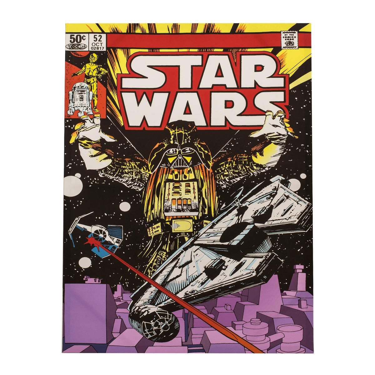 Toile imprimée Star Wars - Coton et polyester - 60 x 80 cm - 3 modèles au choix Toile imprimée Star Wars - Coton et polyester - 60 x 80 cm - 3 modèles au choix