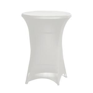 Housse pour mange-debout Party - ø 80 x H 110 cm - Blanc - MOOREA
