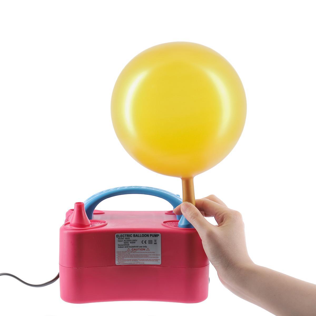 UNIDEAL Pompe à Ballon Electrique, Gonfleur Ballon, Gonfleur Ballon  Electrique avec Double Buse, (AC220-240V 600W), Portable Pompe à Ballon