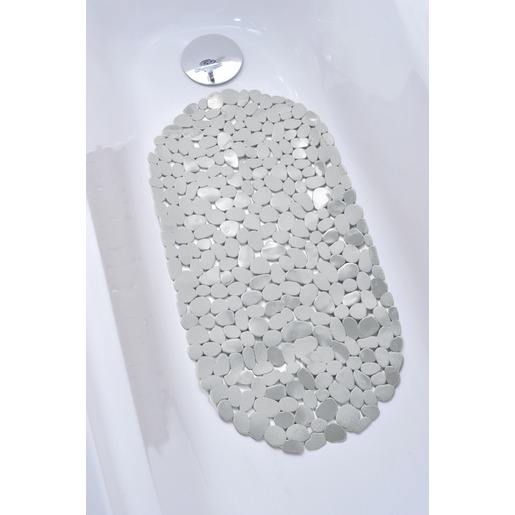 Tapis De Bain Et Fonds De Baignoire Tapis Fond De Baignoire Anti Glisse Galets 69 X 36 Cm Gris Tapis De Douche Et Tapis De Baignoire La Foir Fouille