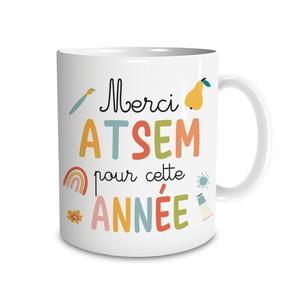 Mug "Merci ATSEM" - 12 x H 9.5 cm