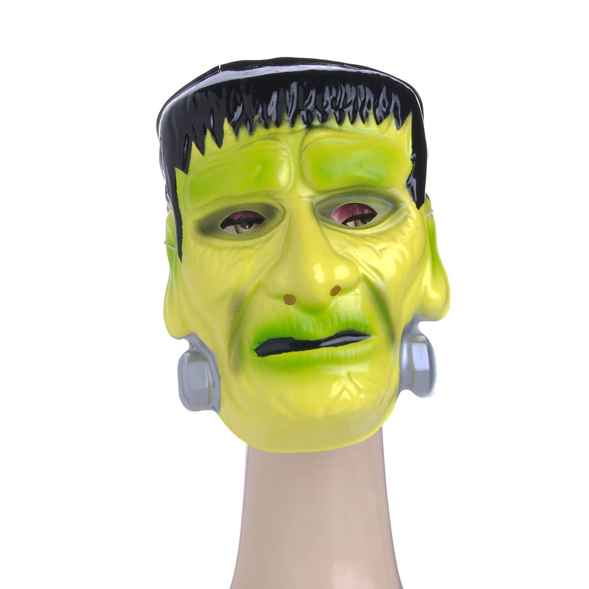 Masque de monstre en PVC - 21 x 17 cm - Vert