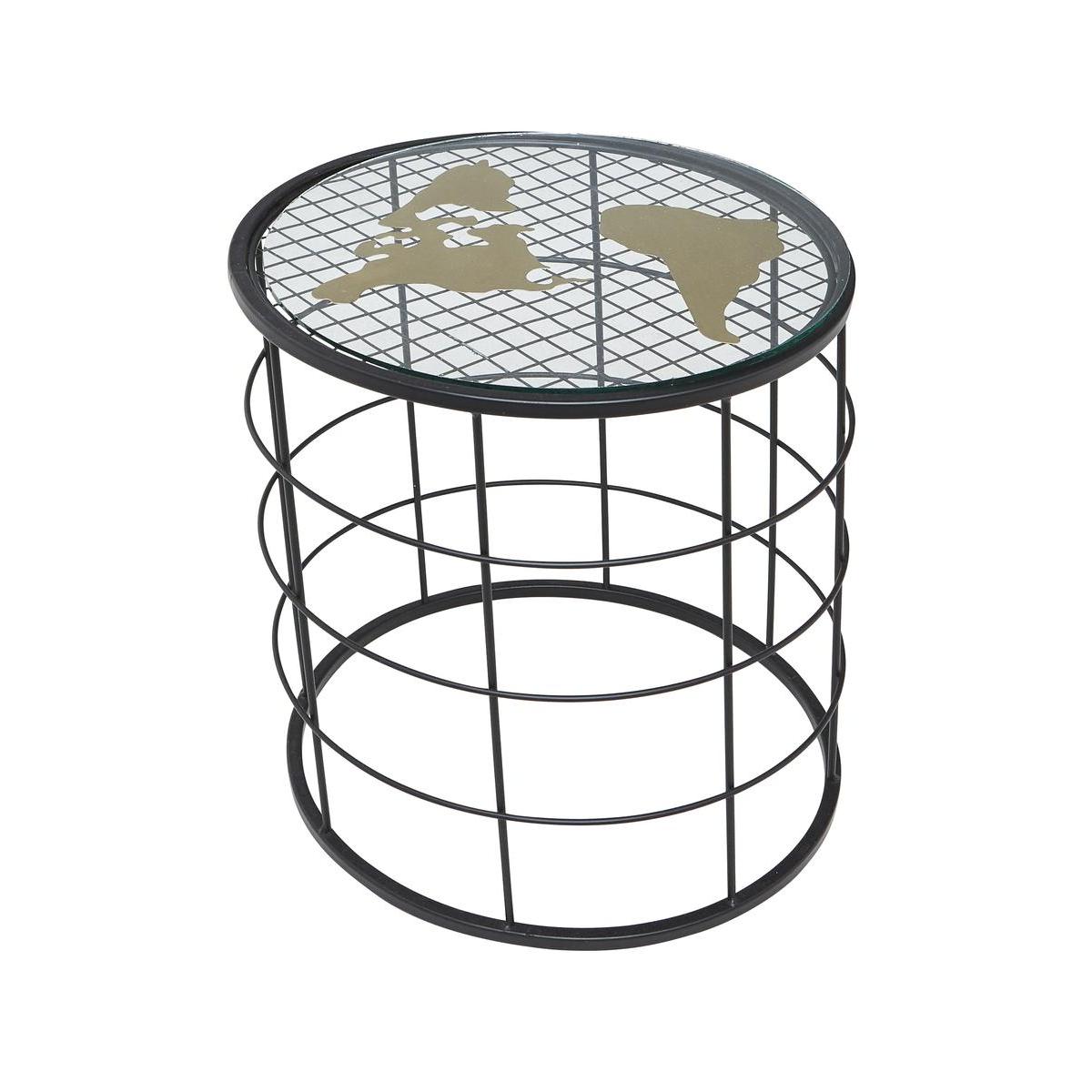 table mappemonde o 35 x h 35 cm meubles de salon la foir fouille