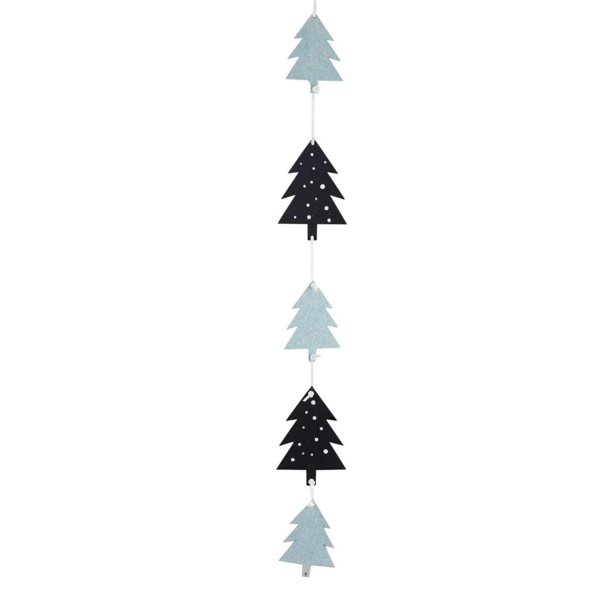 G. 8 SAPINS BOIS BLEU 90CM
