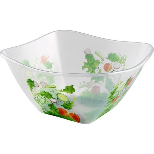 Saladier décoré - Plastique - 2 Litres - Multicolore Saladier décoré - Plastique - 2 Litres - Multicolore