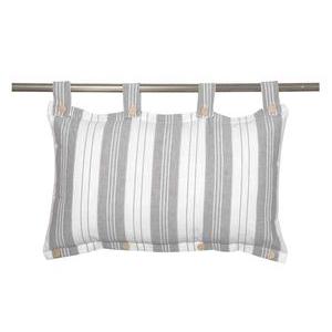 Tête de lit Concept - 45 x 70 cm - Gris, blanc
