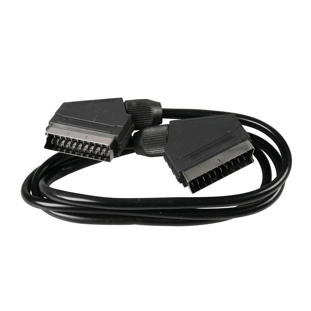 Câble péritel TV/Video - 11.8 x 2 x 5.5 cm - Noir Câble péritel TV/Video - 11.8 x 2 x 5.5 cm - Noir