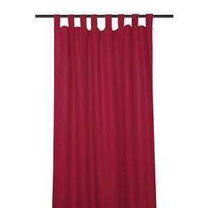 Rideau Jackson - L 260 x l 135 cm - Rouge