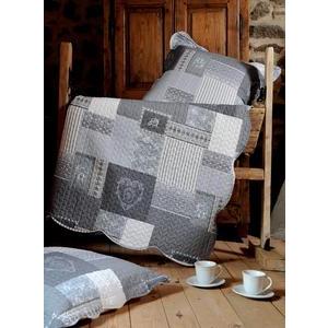 Boutis Arkansas - L 260 x l 240 cm - Différents modèles - Gris