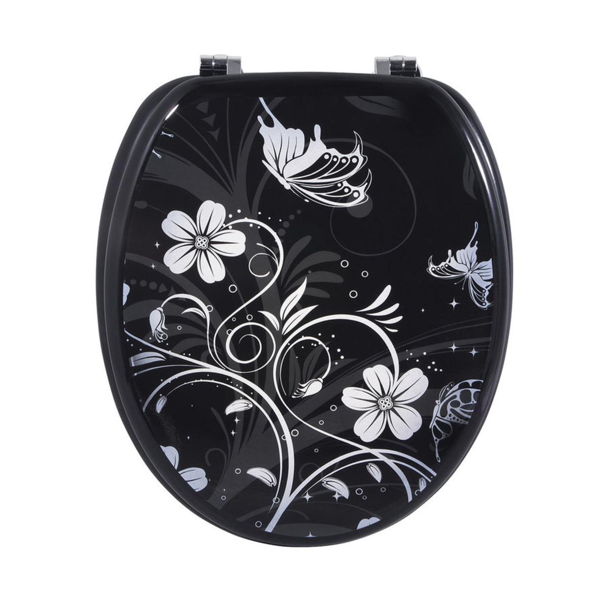 abattant wc mdf noir abattants wc et accessoires la foir fouille